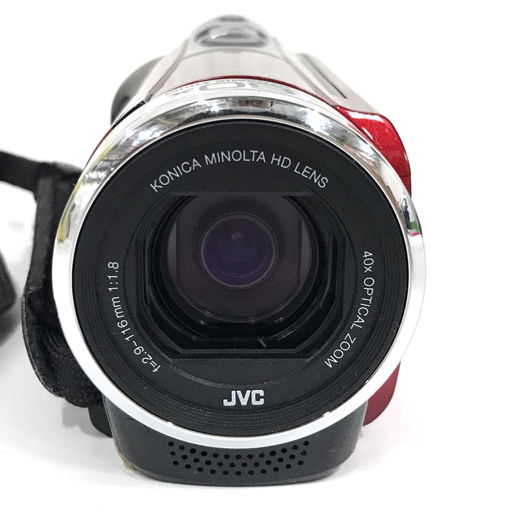 JVC Everio GZ-HM155-R フルHD デジタルビデオカメラ レッド 動作確認済 QZ044-4の画像3