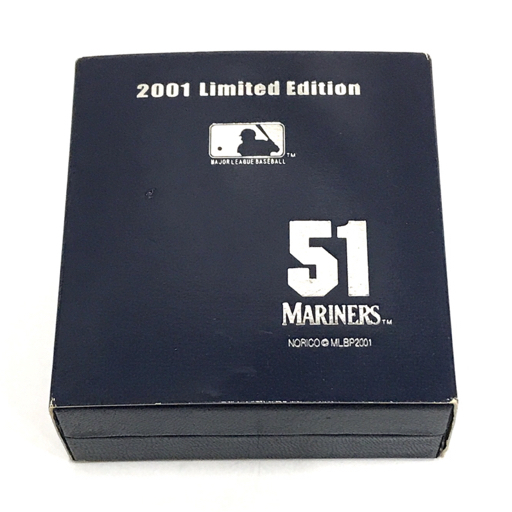 ジッポ オイルライター イチロー 2001年 限定 マリナーズ 51 サイン入 モデル 喫煙具 ZIPPO 保存箱付 QR051-26の画像6