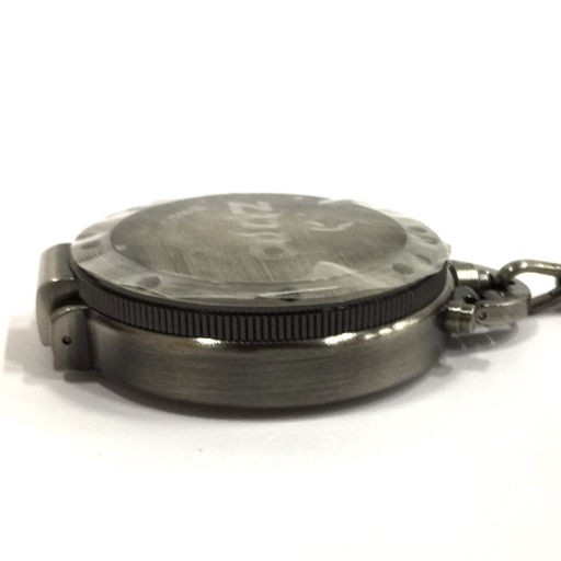 ジッポー クロノグラフ クォーツ 腕時計 シルバーカラー文字盤 未稼働品 付属品あり ブランド小物 ZIPPOの画像6