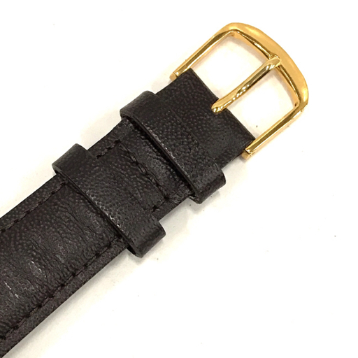 オメガ デビル 手巻き 機械式 腕時計 ラウンドフェイス ゴールドカラー文字盤 メンズ 社外ベルト 保存箱付き OMEGAの画像6
