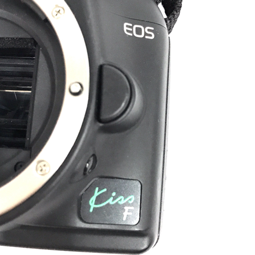 1円 Canon EOS Kiss F EF-S 18-55mm 1:3.5-5.6 IS 55-250mm 1:4-5.6 デジタル一眼レフカメラ レンズ L071938の画像8