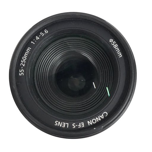 1円 Canon EOS Kiss F EF-S 18-55mm 1:3.5-5.6 IS 55-250mm 1:4-5.6 デジタル一眼レフカメラ レンズ L071938の画像10