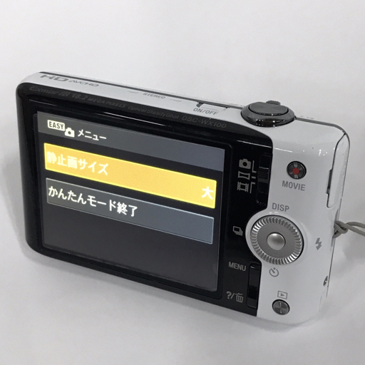 SONY Cyber-Shot DSC-WX100 3.3-5.9/4.45-44.5 コンパクトデジタルカメラ QR044-464