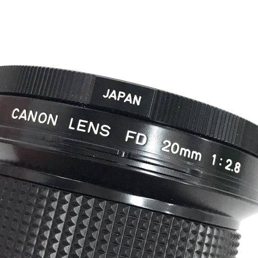 CANON LENS FD 20mm 1:2.8 カメラレンズ FDマウント マニュアルフォーカス QG051-91の画像7