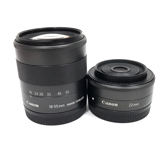 1 иен CANON EOS M3 EF-M 22mm 1:2 STM EF-M 18-55mm 1:3.5-5.6 IS STM беззеркальный однообъективный камера L091135