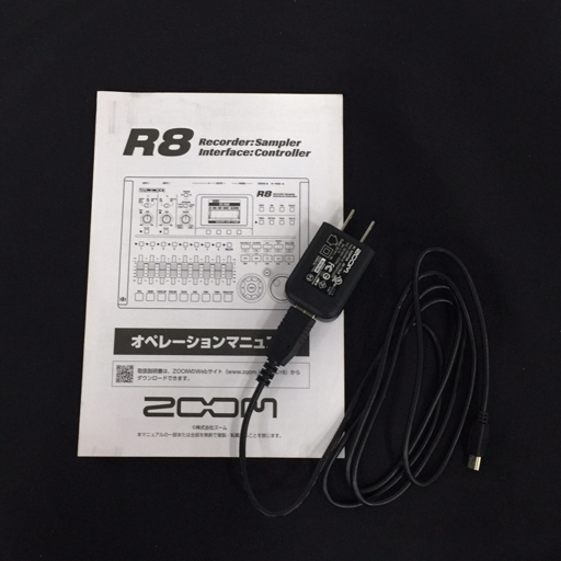 ZOOM R8 マルチトラックレコーダー オーディオインターフェース PA機器 QR043-14