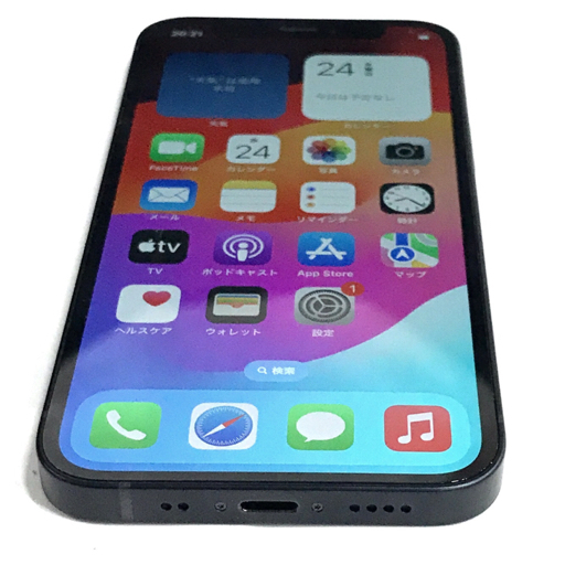 1円 docomo Apple iPhone12 mini A2398 MGA03J/A 64GB ブラック スマホ 本体 利用制限 SIMロック解除済の画像2
