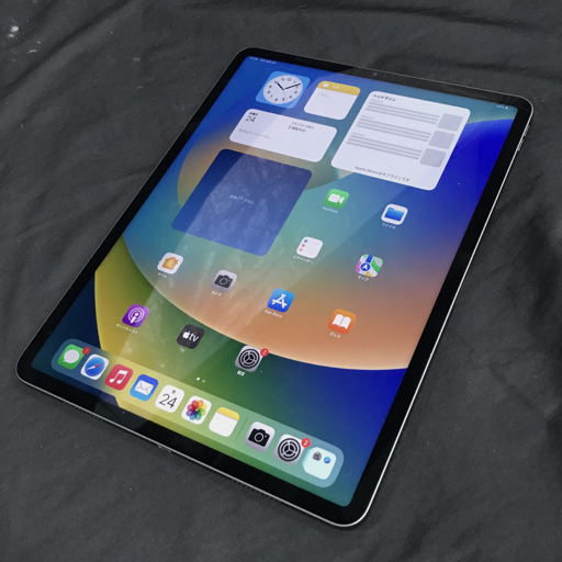 1円 Apple iPad Pro 第5世代 12.9インチ Wi-Fi 512GB スペースグレイ MHNK3J/A A2378 タブレット 本体の画像1