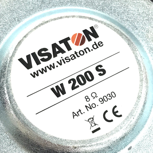 Visaton W200S 20cm ウーファー スピーカー オーディオ機器 通電動作確認済の画像5