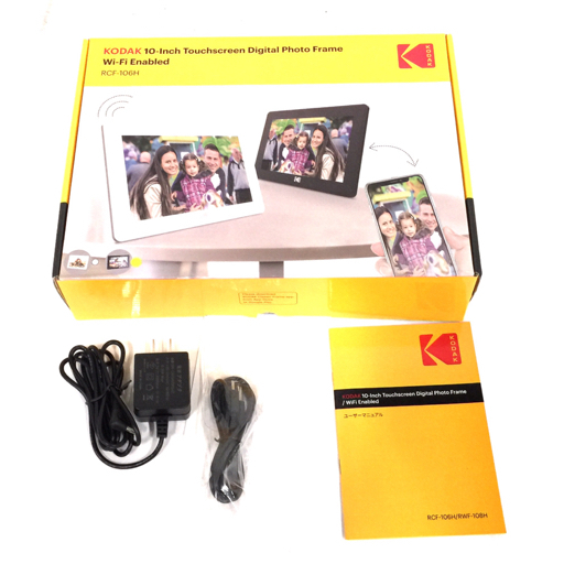  beautiful goods KODAK RCF-106H digital photo frame ko Duck operation verification ending 