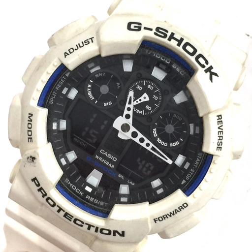 カシオ G-SHOCK GA-100B クォーツ メンズ腕時計 純正ラバーベルト CASIOの画像1