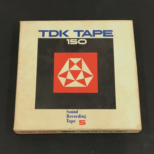 TDK 150 オープンリールテープ TYPE150-5 277mm 保存箱付 計16点 セット QR051-378の画像6