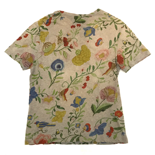 グッチ フローラ Sサイズ 半袖Tシャツ トップス 花柄 フラワー グレー レディース GUCCIの画像3