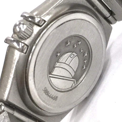 オメガ コンステレーション クォーツ 腕時計 レディース ホワイト文字盤 純正ブレス 未稼働品 OMEGAの画像4