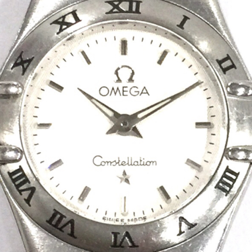 オメガ コンステレーション クォーツ 腕時計 レディース ホワイト文字盤 純正ブレス 未稼働品 OMEGA_画像10