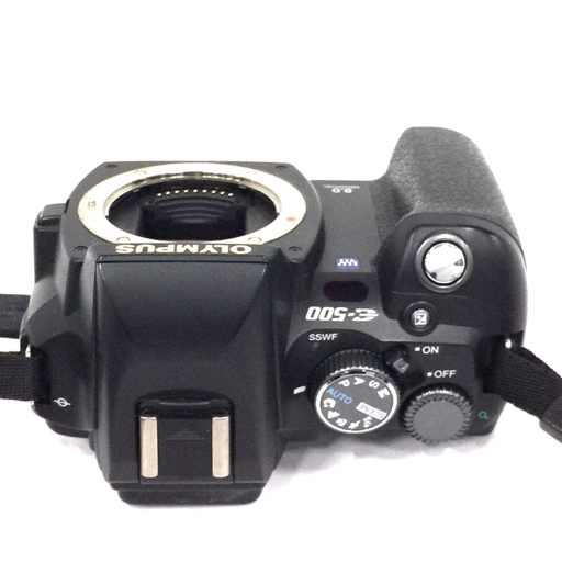 OLYMPUS E-500 ZUIKO DIGITAL 14-45mm 1:3.5-5.6 デジタル一眼レフカメラ 光学機器 QG044-59の画像4