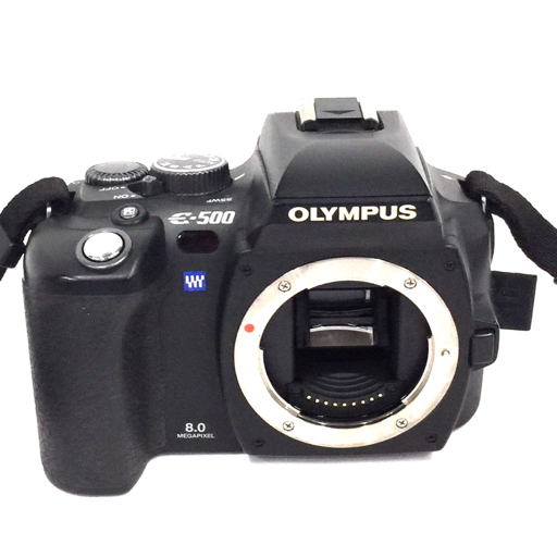 OLYMPUS E-500 ZUIKO DIGITAL 14-45mm 1:3.5-5.6 デジタル一眼レフカメラ 光学機器 QG044-59の画像2