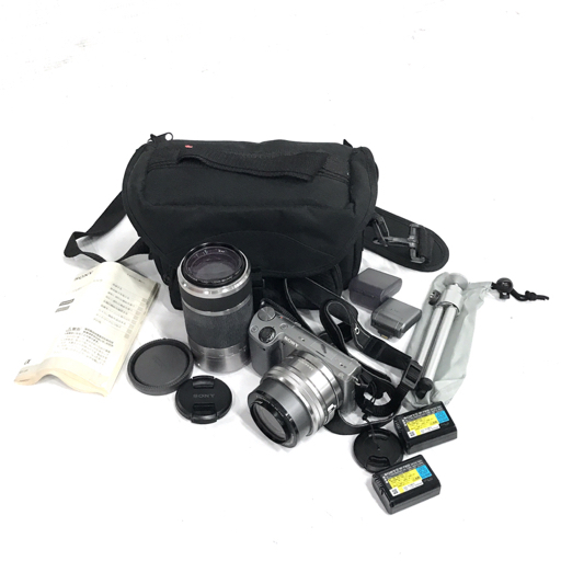 1円 SONY NEX-5R E 3.5-5.6/PZ 16-50 OSS E 4.5-6.3/55-210 OSS ミラーレス一眼 デジタルカメラ