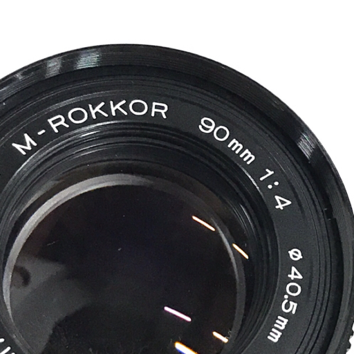 1円 MINOLTA M-ROKKOR 90mm 1:4 一眼 マニュアルフォーカス カメラ レンズ Nikon ファインダー 含む まとめセット