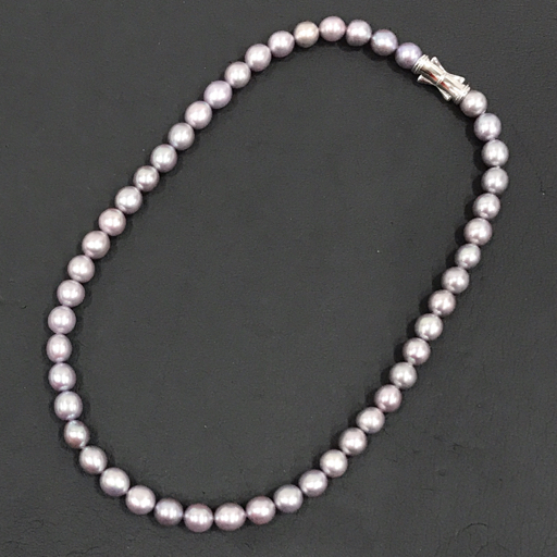 タサキ 田崎真珠 パール ネックレス S刻印あり 直径約0.8cm レディース アクセサリー ファッション小物の画像1