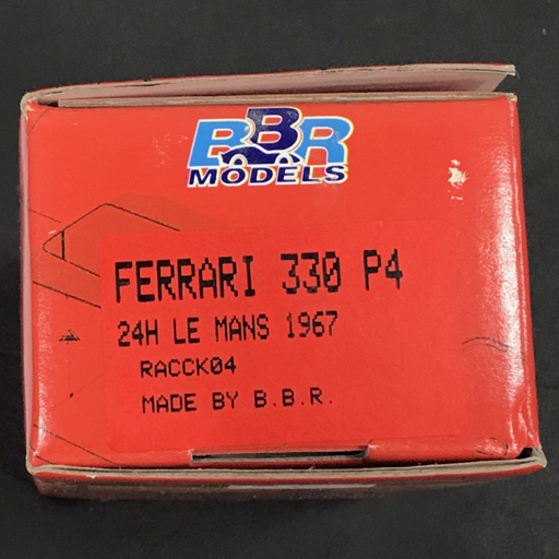 1円 BBR Models フェラーリ 330 P4 24H ル・マン 1967 TYRRELL フォード P34/2 モナコGP 1977 メタルキット 2点セットの画像3