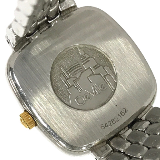 オメガ デビル クォーツ 腕時計 レディース ホワイト文字盤 未稼働品 純正ブレス ファッション小物 OMEGAの画像2