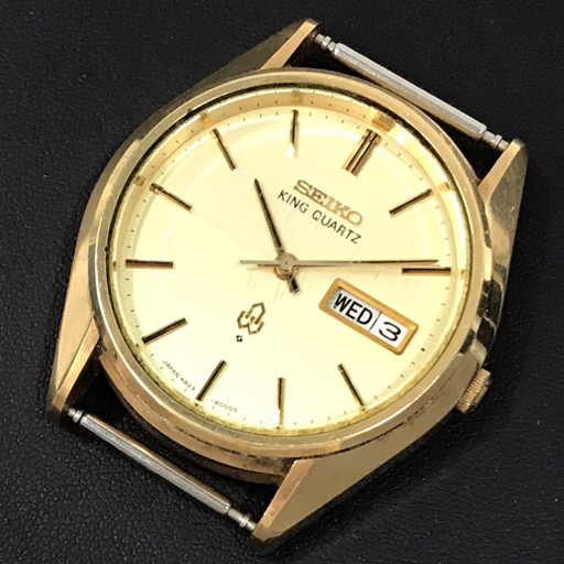 セイコー キングクォーツ デイデイト 腕時計 フェイスのみ 未稼働品 4823-8000 ブランド小物 SEIKO_画像1