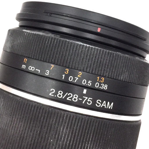 SONY 2.8/28-75 SAM カメラレンズ Aマウント オートフォーカス QR051-246の画像7