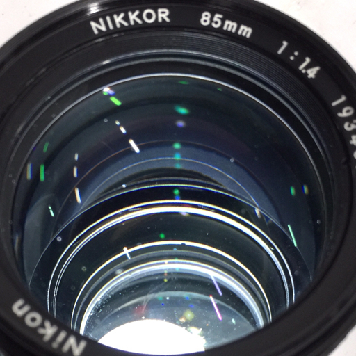 1円 Nikon NIKKOR 85mm 1:1.4 カメラレンズ Fマウント マニュアルフォーカス_画像9