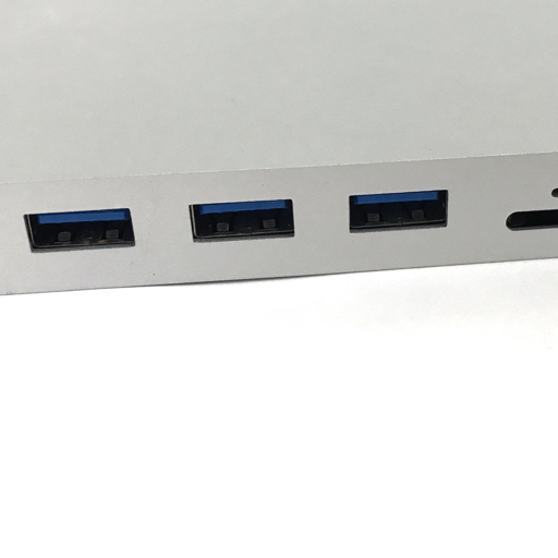 Mac Mini 用 USB Type C ハブドッキングステーション シルバー PC周辺機器 通電確認済の画像3