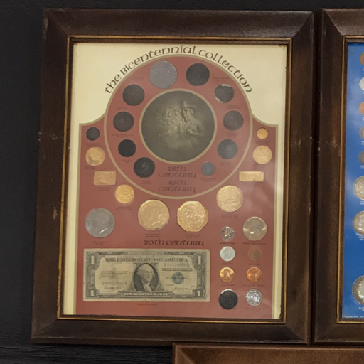 The Bicentennial Collection アメリカ建国200年記念 ドル紙幣 コイン コレクション 額入 計3点 セット_画像4