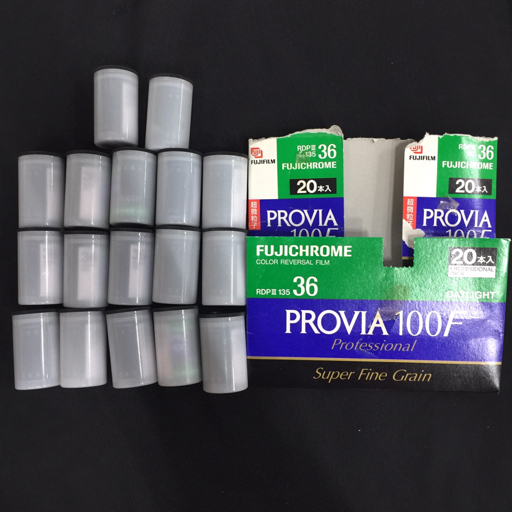 1 иен не использовался товар FUJIFILM FUJICHROME PROVIA 100F 36 листов .. камера плёнка 17 шт. комплект L191212