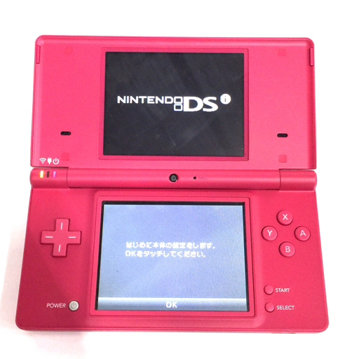 任天堂 TWL-001 Nintendo DSi ニンテンドーDSi ゲーム機 本体 ピンク 通電動作確認済_画像1