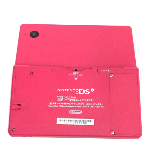 任天堂 TWL-001 Nintendo DSi ニンテンドーDSi ゲーム機 本体 ピンク 通電動作確認済_画像3