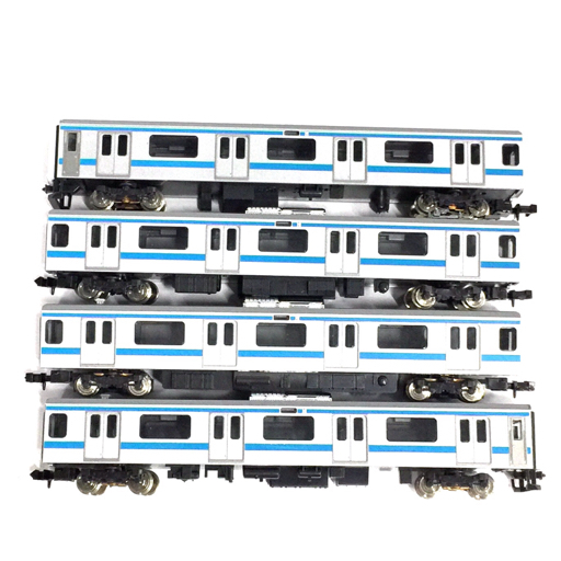 TOMIX 92057 JR209系通勤電車京浜東北色 4両セット Nゲージ 鉄道模型 動作未確認_画像6