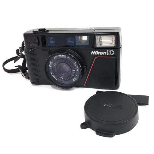 Nikon L35 AD 35mm 1:2.8 コンパクトフィルムカメラ ニコン オートフォーカスの画像1