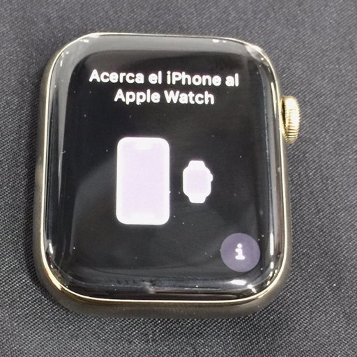 1円 Apple Watch Series9 45mm GPS+Cellularモデル MRQL3J/A A2984 ゴールド スマートウォッチ 本体の画像2