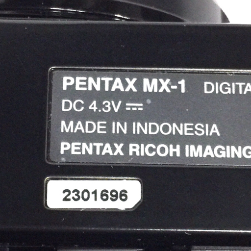 1円 PENTAX MX-1 6.0-24mm 1:1.8-2.5 コンパクトデジタルカメラ L151505の画像10