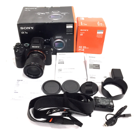 1 иен SONY α7III ILCE-7M3 SEL35F18F FE 1.8/35 беззеркальный однообъективный объектив L161817