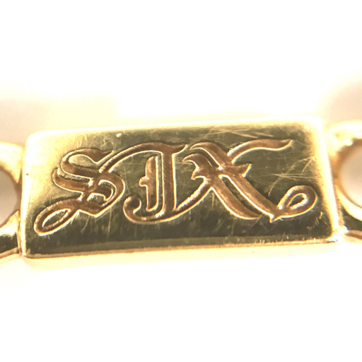 SJX エスジェイエックス GOLD GLITTER BRACELET ブレスレット K18YG 7.6g 型番:5GU0007 定価33万の画像7
