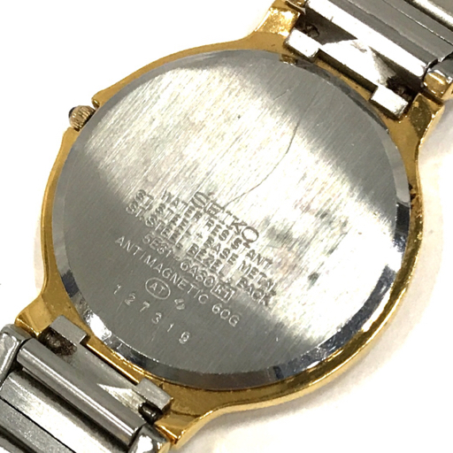  Seiko Dolce quartz wristwatch men's not yet operation goods original breath accessory equipped fashion accessories 5E31-6A30
