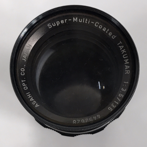 ASAHI PENTAX SPOTMATIC SP SMC TAKUMAR 1:3.5/28 1:3.5/135 一眼レフフィルムカメラ レンズの画像4