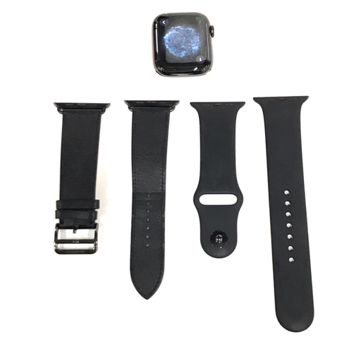 1円 Apple Watch Hermes Series8 45mm GPS+Cellular A2775 MNL53J/A スペースブラック スマートウォッチ 本体_画像2