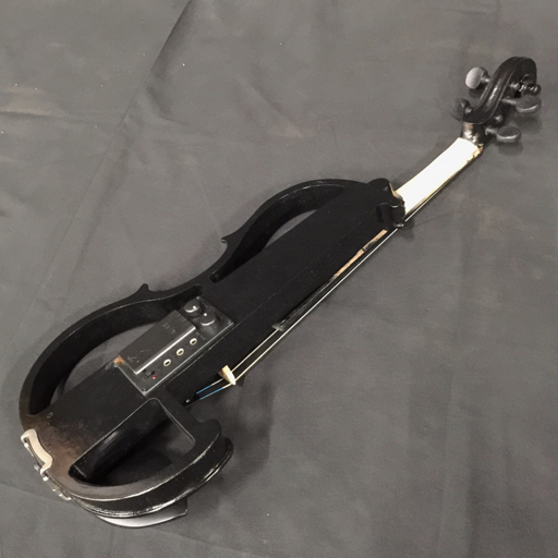 フラットマンドリン 電子バイオリン 弦楽器 出音確認済み ケース付き 2点セットの画像9