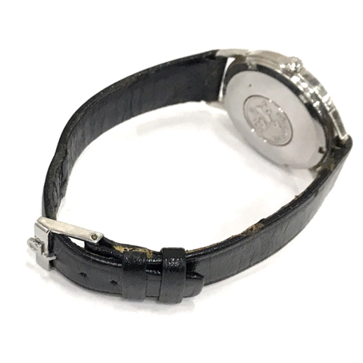 オメガ シーマスター 手巻き 機械式 腕時計 ラウンドフェイス シルバーカラー文字盤 稼働品 純正純正 稼働品の画像8