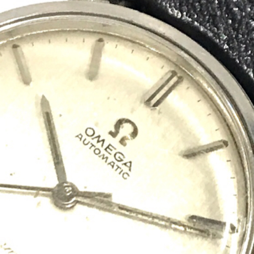 オメガ シーマスター 手巻き 機械式 腕時計 ラウンドフェイス シルバーカラー文字盤 稼働品 純正純正 稼働品の画像2