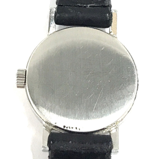 オメガ ジュネーブ 手巻き 機械式 腕時計 レディース シルバーカラー文字盤 稼働品 社外ベルト ファッション小物