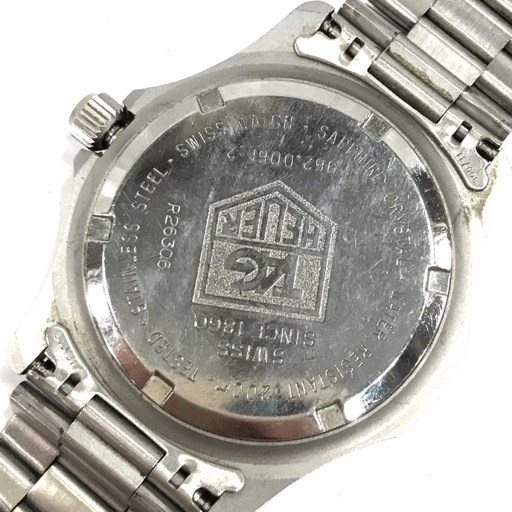 タグホイヤー プロフェッショナル デイト クォーツ 腕時計 メンズ ブラック文字盤 未稼働品 付属品あり TAG Heuer_画像4