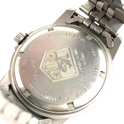 タグホイヤー プロフェッショナル デイト クォーツ 腕時計 グレー文字盤 未稼働品 ファッション小物 TAG Heuer_画像4