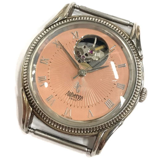 オーベルジュ 自動巻 オートマチック 腕時計 フェイスのみ 裏スケルトン 稼働品 小物 雑貨 Aubergeの画像1